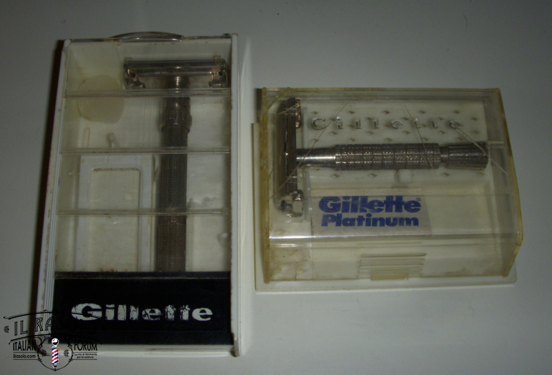I miei due double edge Gillette