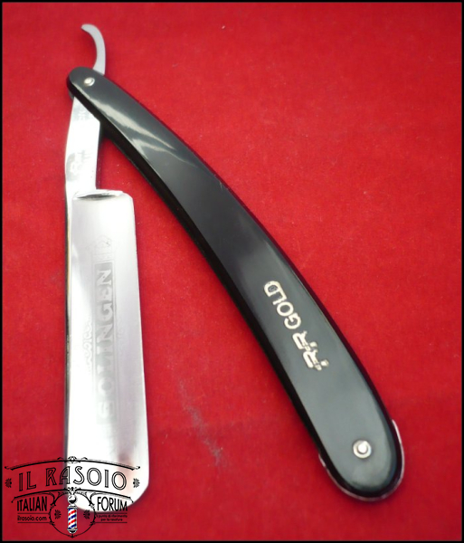 German Straight Razor RR Gold