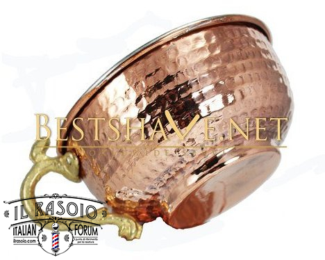 Turkish copper shaving bowl