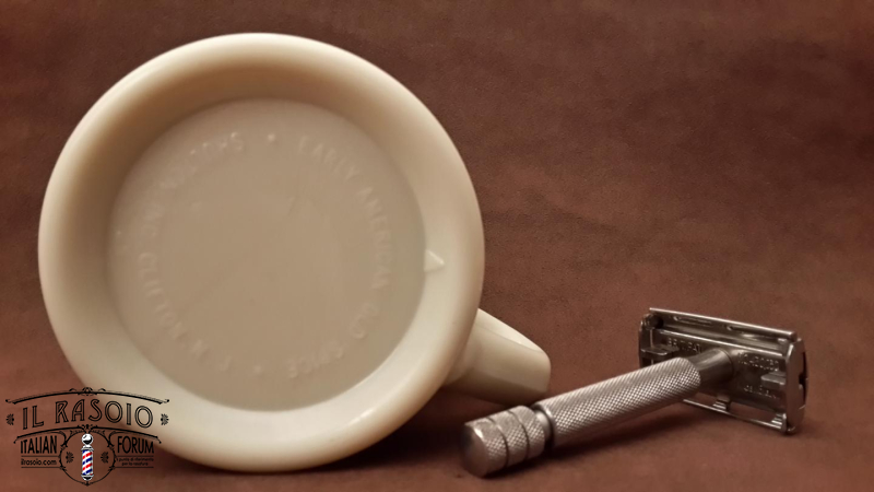 portasapone Old Spice 1948/primi anni 50,  Early Glass Mug