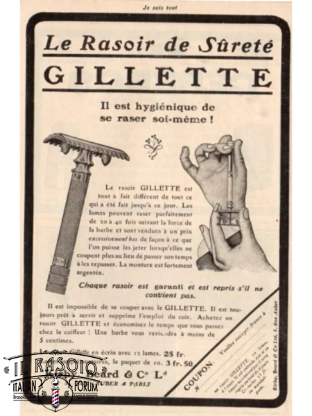 Gillette durata lama