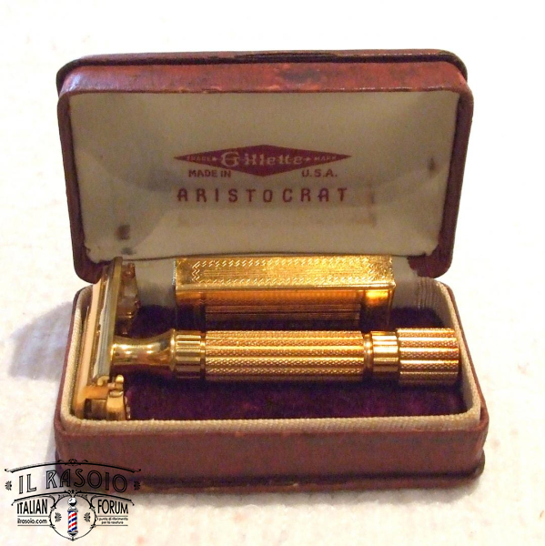 Gillette Aristocrat Gold Tone