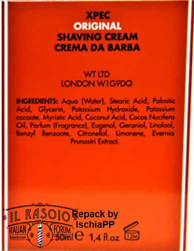 XPEC Original Shaving Cream (Repack)