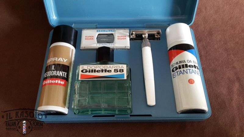 Gillette Slim Twist 1967 astuccio da viaggio.