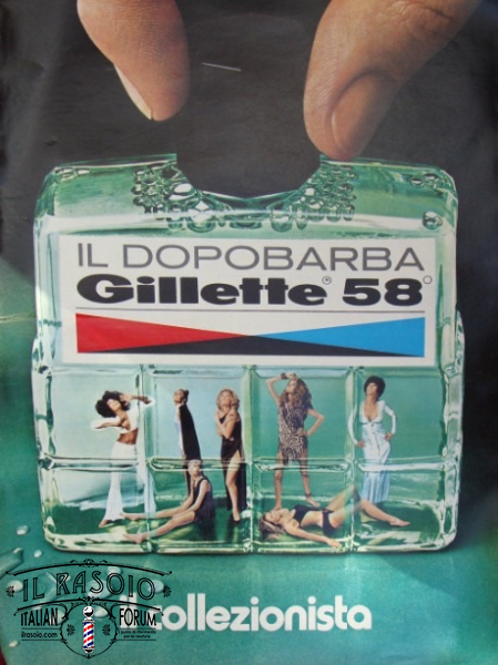 Gillette 58 pubblicità
