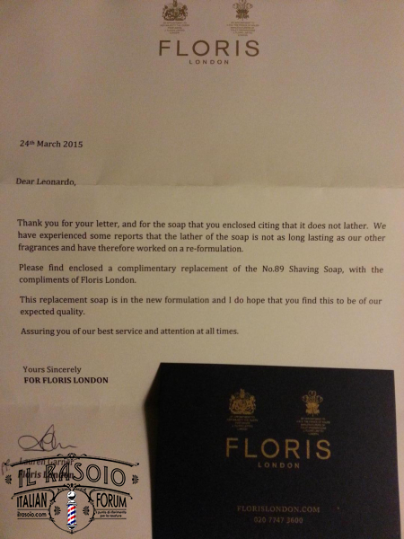 Letter from Floris