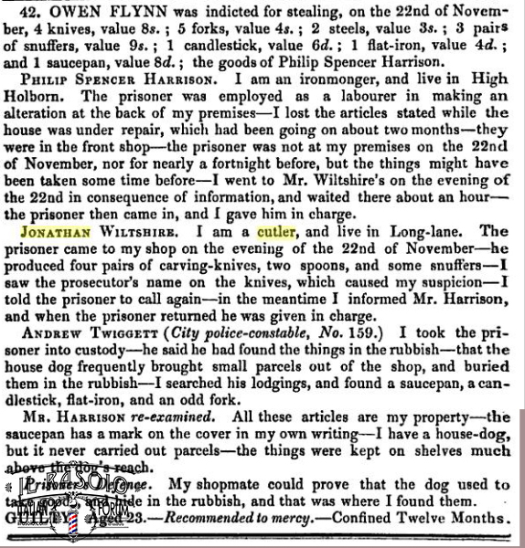 Central Criminal Court. Minutes of Evidence - 1839