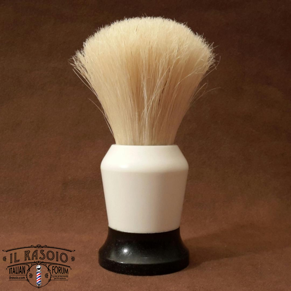 pennello manico Gillette vintage e ciuffo setola Omega vintage