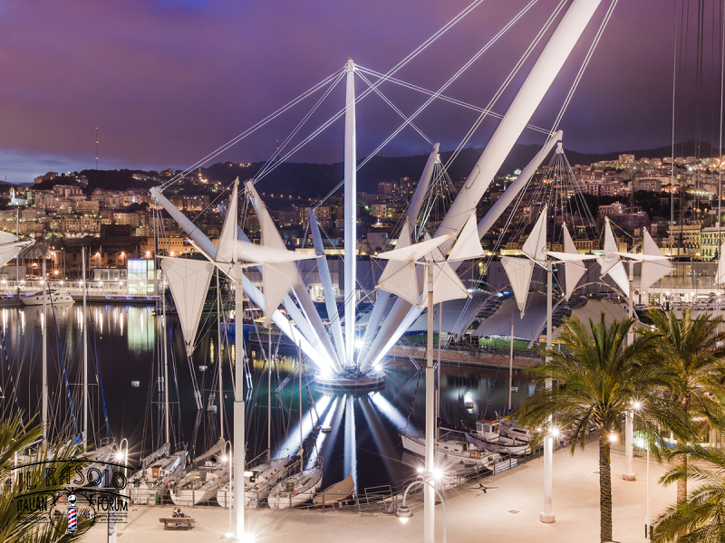 porto-antico-genova-notte-bigo