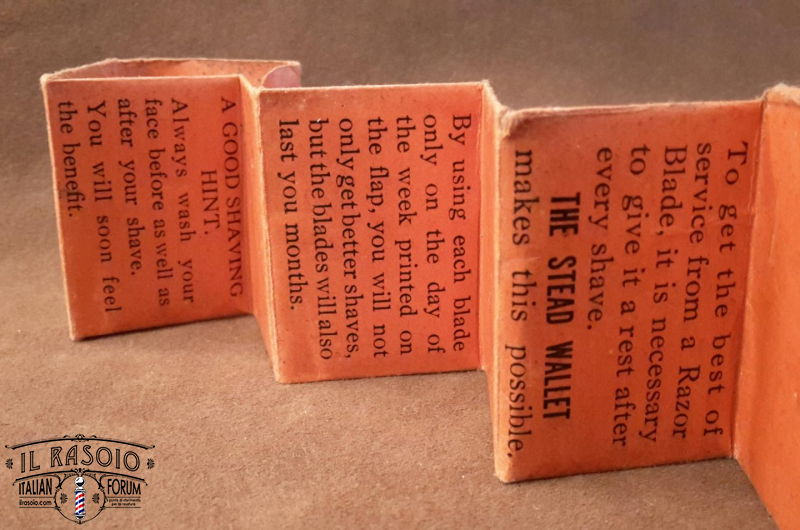 The weekly wallet.