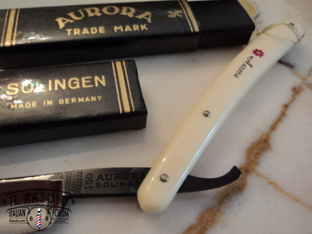 Aurora 6/8 n. 150 (Best Aurora Silver Steel Extra German Hollow Ground)