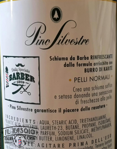 Pino Silvestre schiuma al burro di karite
