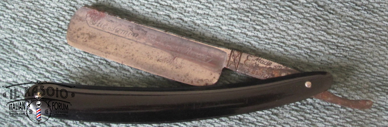 Ern The Famous Es-ex Razor pre-restauro