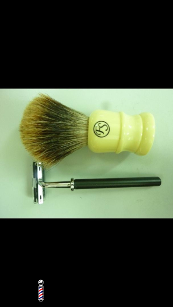 frank shaving 