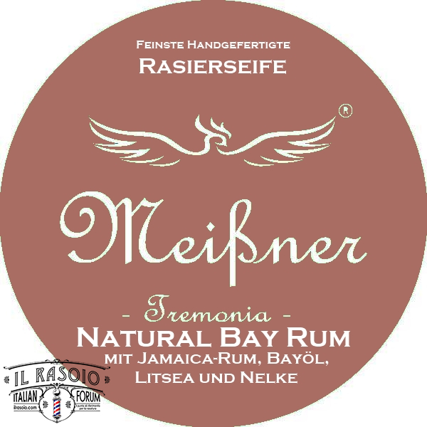 Meissner Tremonia Natural Bay Rum Rasierseife