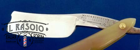 Wade&Butcher 8/8 Barber Use Blonde Horn Scales