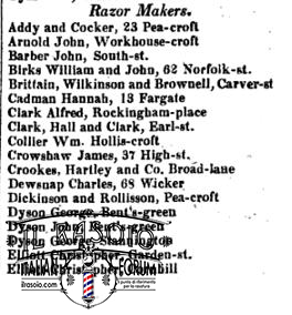 The Commercial Directory 1818