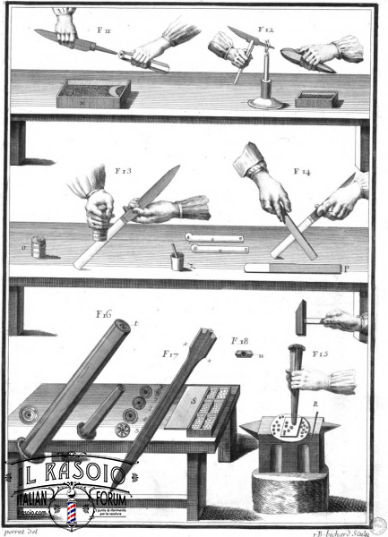 rondelle L'art du coutelier 1 - M.Jean Jacques Perret 1771