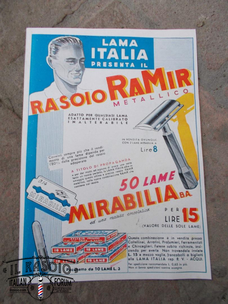 RAMIR pubblicita 1940