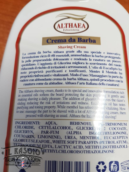 Crema Althaea retro inci
