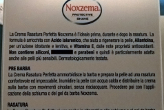Noxzema-avvertenze