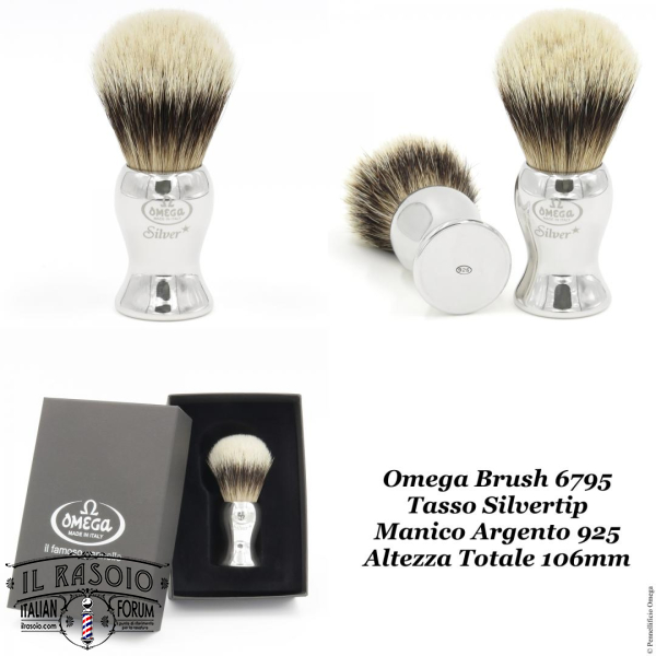 Omega 6795 Silvertip Argento 925