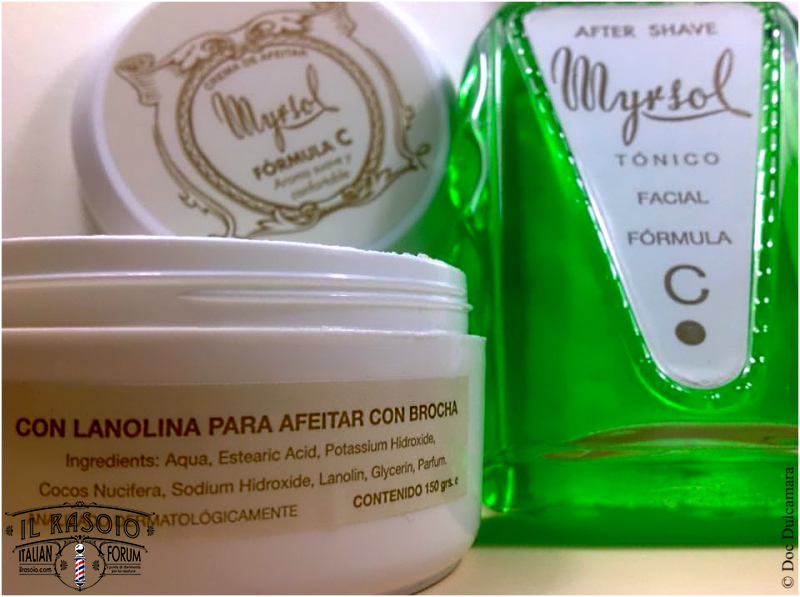 Myrsol Formula C Shaving Cream