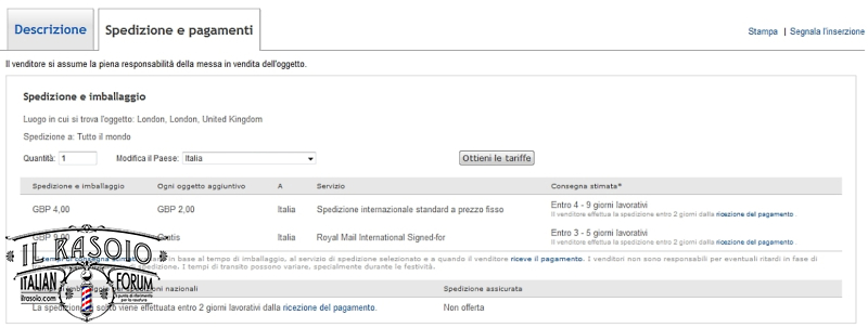 Spedizione Alphy&Becs