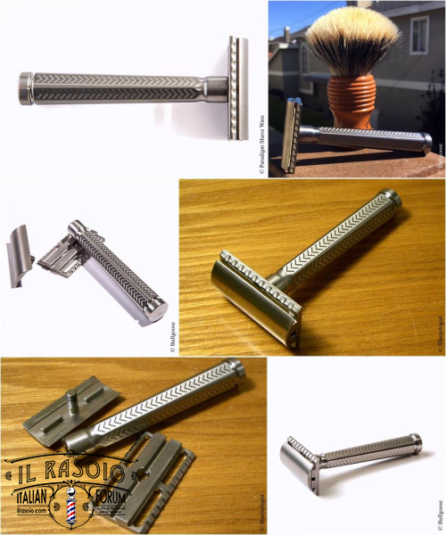 Paradigm Shave Ware : Titanium DE Razor