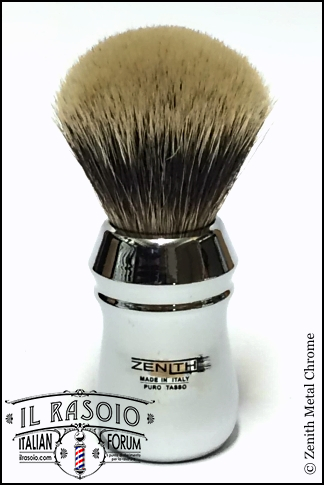 Pennello Metallo Zenith Metal Chrome
