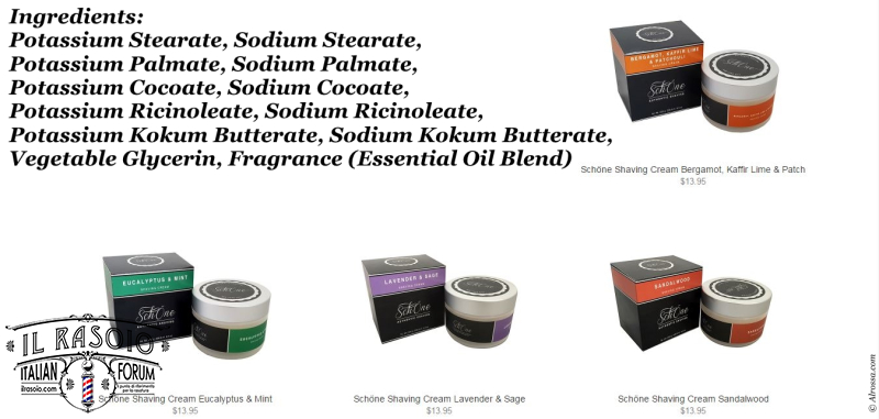 Schone Shaving Cream