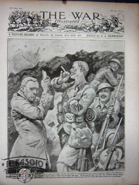 Soldiers Major Gordons Shaving Army 1917   prints-4-all