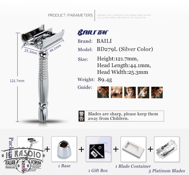 Baili BD279L Silver