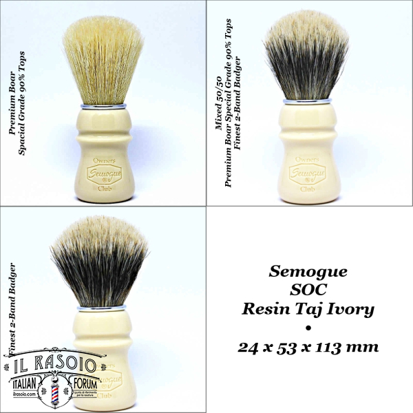 Semogue SOC Taj Ivory Resin