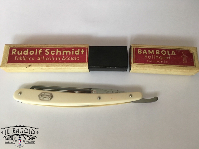Bambola 205 Rudolf Schmidt Solingen straight razor - 11