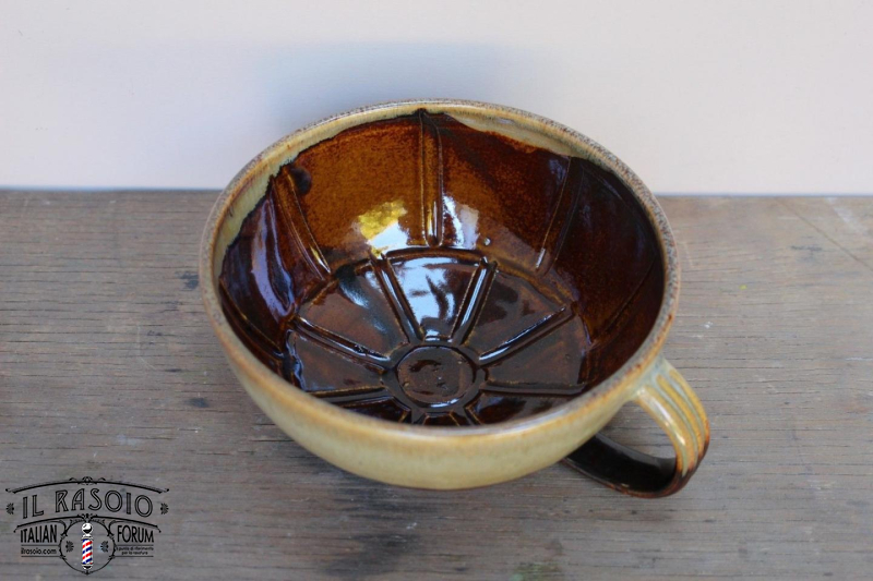 Wet Shaving Bowl - Lather Bowl - Mug - Giles Shaving Co. Handmade in UK 02