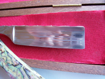 Mastro Livi 7/8 lama inox blue tonge Manico abalone