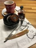 shaveing with friends