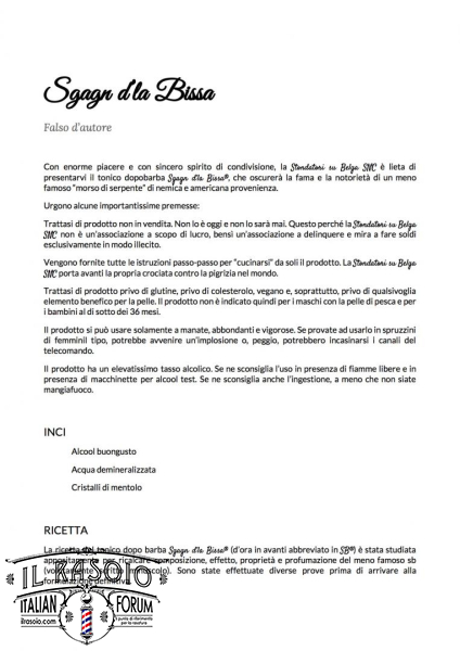 Sgagn d’la Bissa AS - Testo SB v1.0 pag1