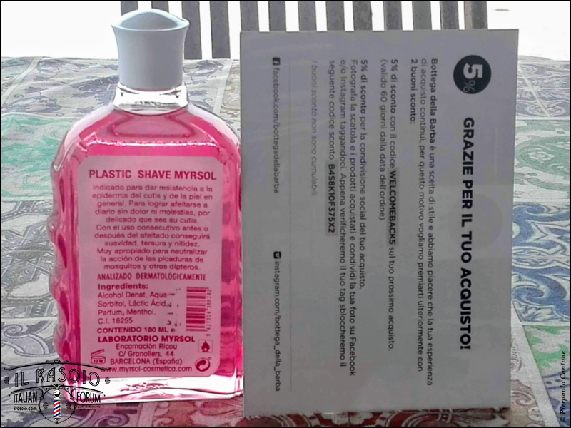 Myrsol Plastic Shave