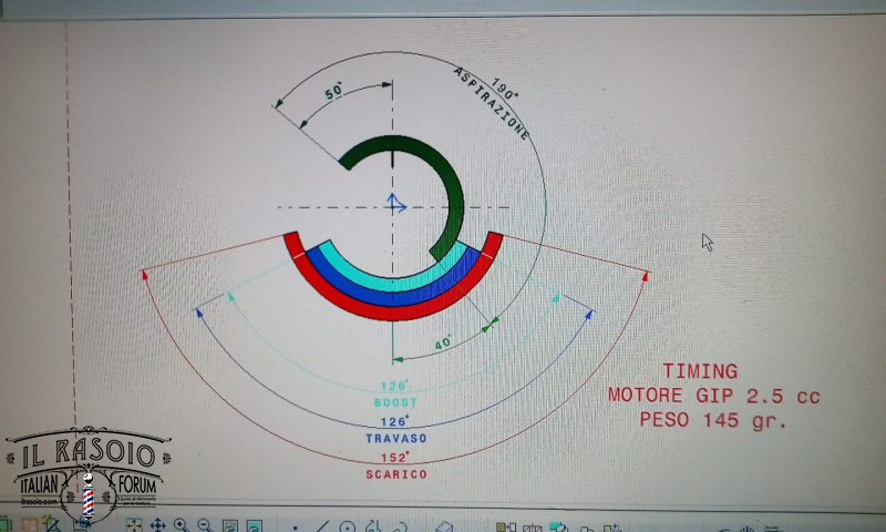 diagramma di fasatura motore 2.5 cc