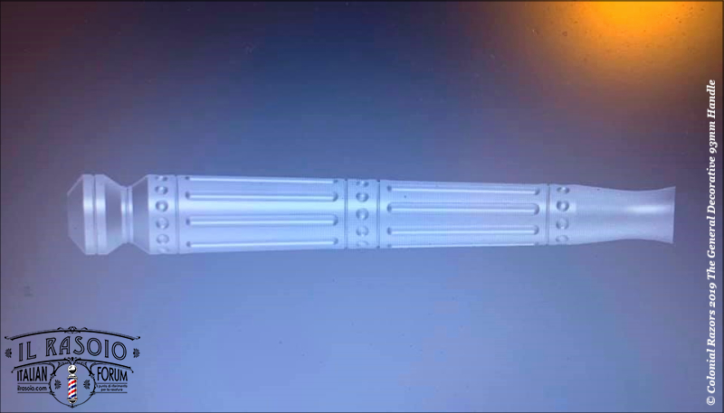 Colonial Razors Decorative Handle (The General V2.1)