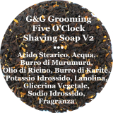 G&G Grooming Five O'Clock V2 Soap