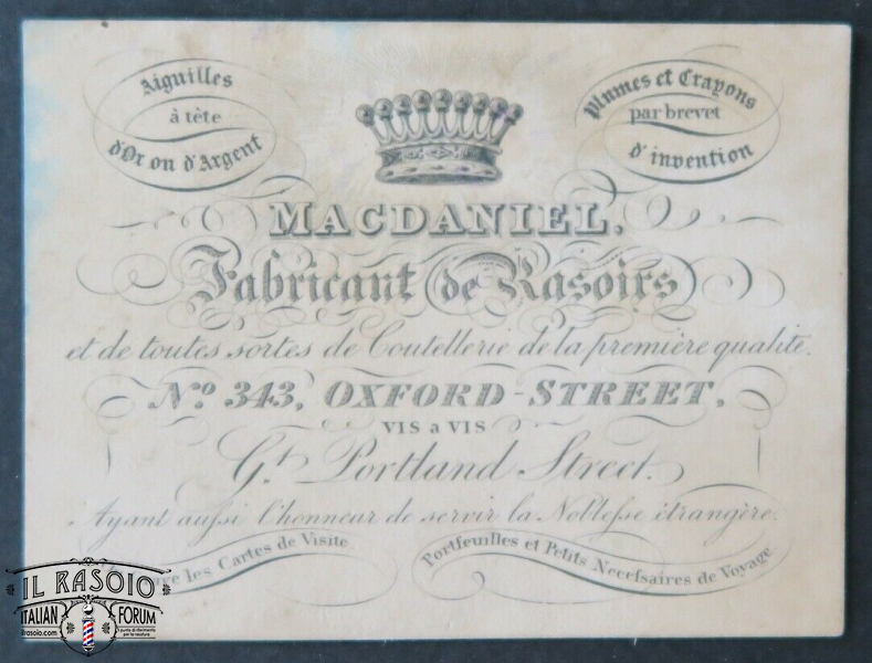 MacDaniel biglietto