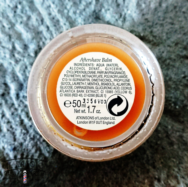 Atkinsons I Coloniali - Spirit of Africa Cedro Balm INCI