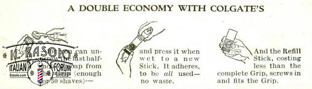 Colgate shaving stick double economy