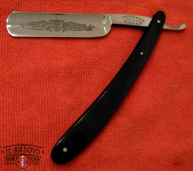 Sheffield Straight Razor by G. Myers & Son
