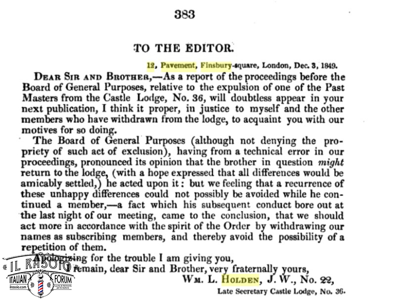 1849 Freemasons' Quarterly Magazine