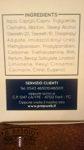 PREP - Emulsione dopobarba