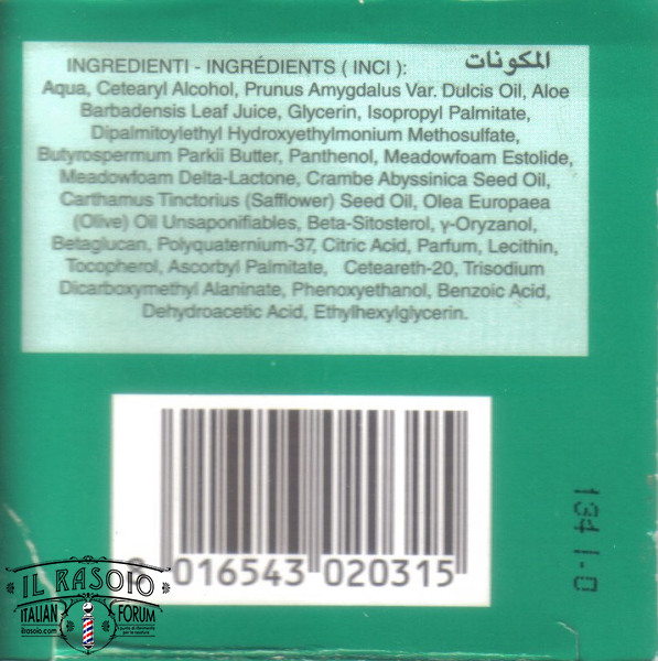 Glenova Idratante INCI